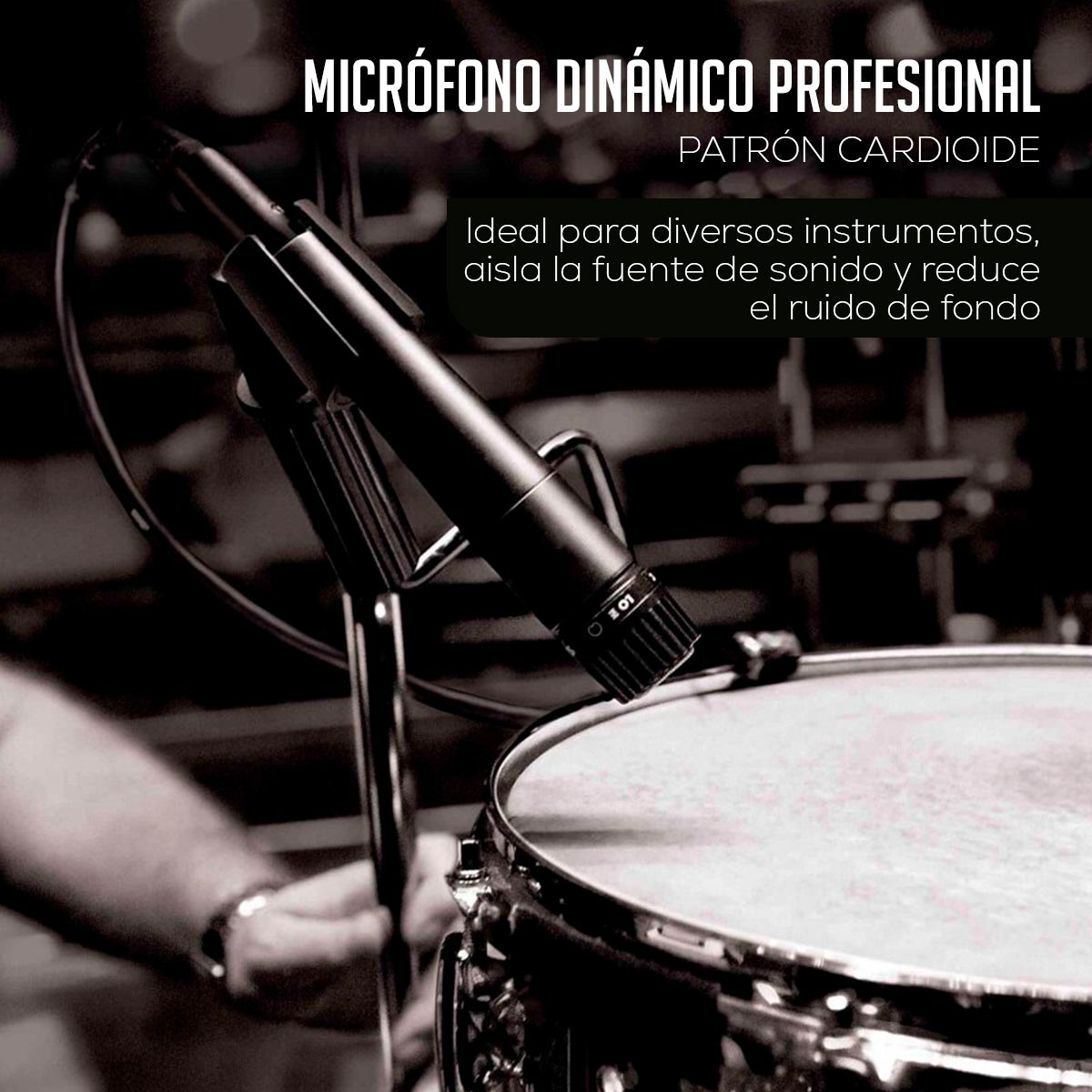 Miniatura 5 de Micrófono Dinámico Cardioide SM57